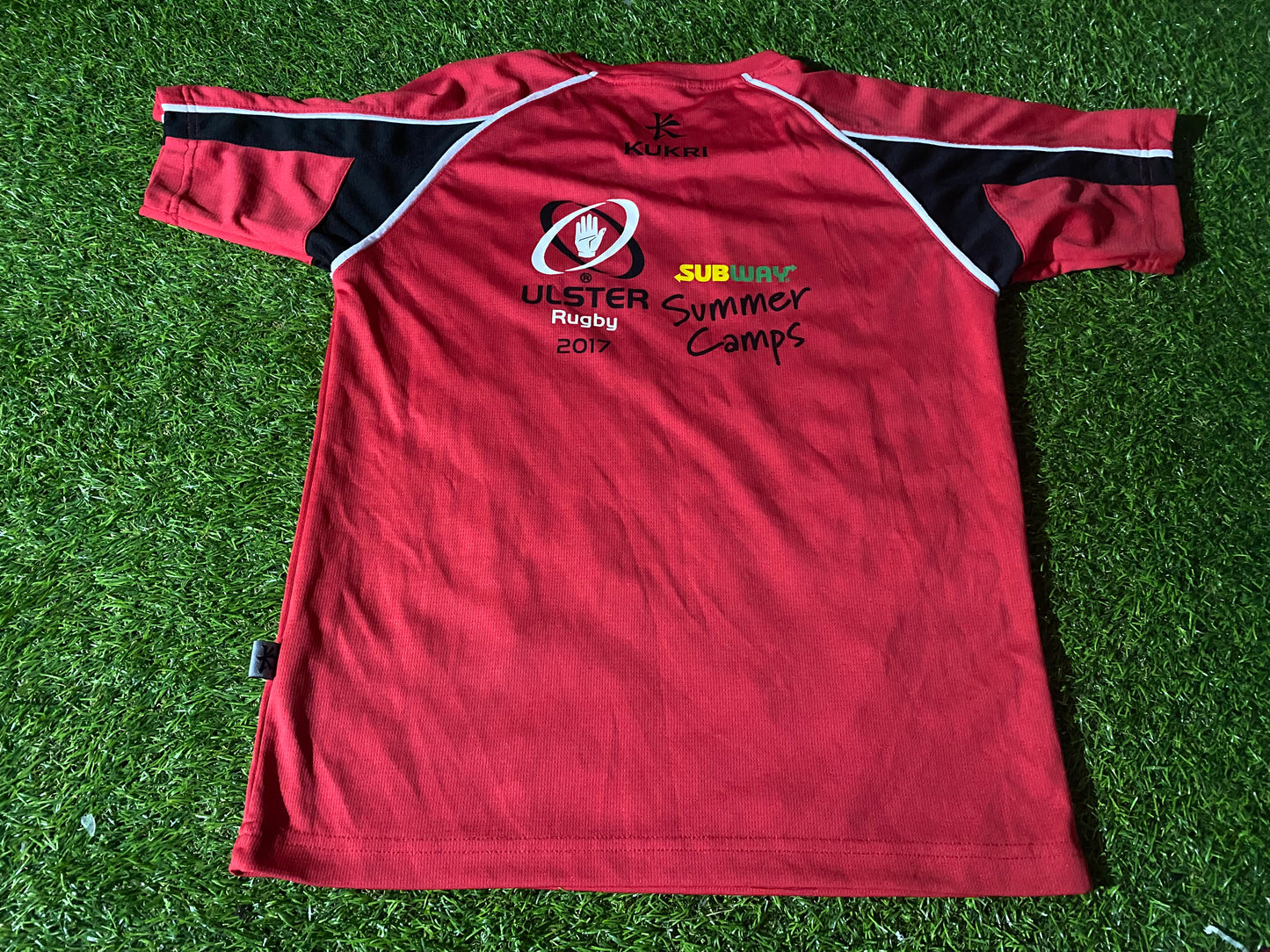 Ulster Northern Ireland Rugby Union Large Boys 10-12 Year Old Kukri Made Leisure Jersey