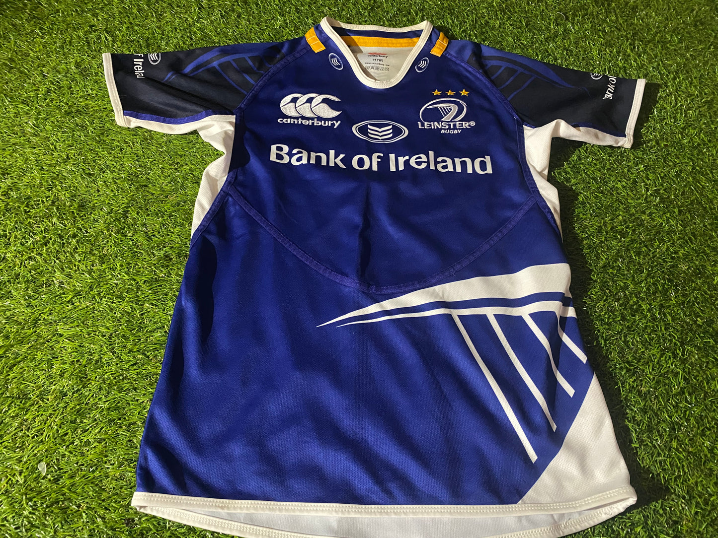 Leinster Eire Irish Ireland Rugby Union Football Youths / X Small Mans CCC Home Jersey