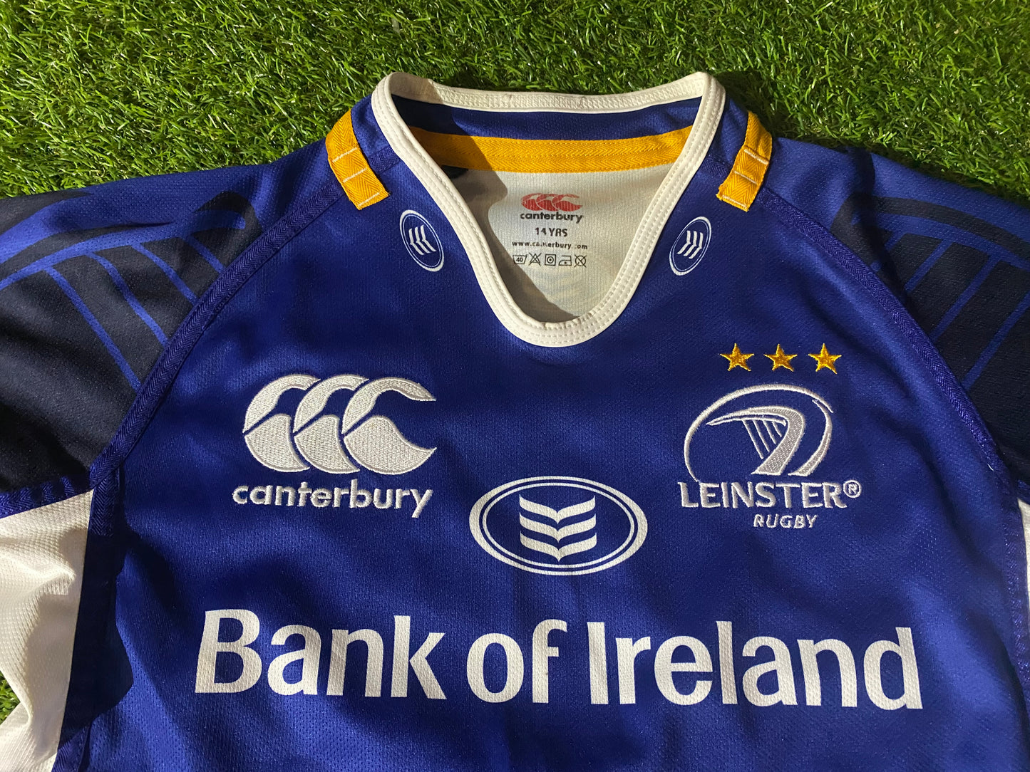 Leinster Eire Irish Ireland Rugby Union Football Youths / X Small Mans CCC Home Jersey