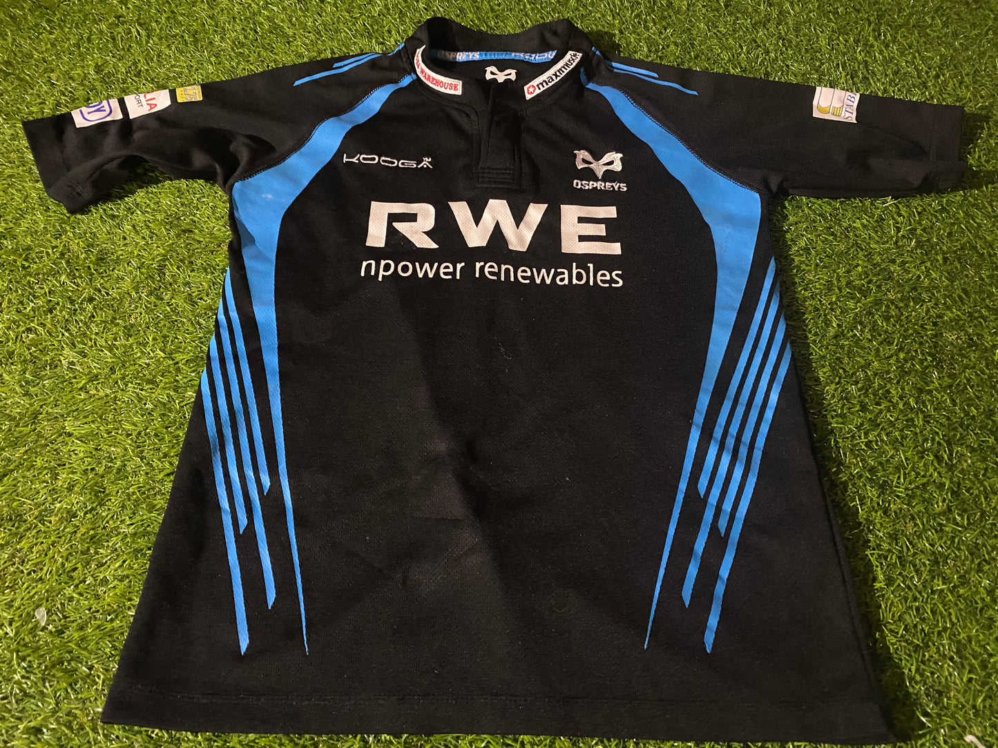 Ospreys Wales Welsh Cymru Rugby Union Youths / XL Boy / XS Mans Made Jersey