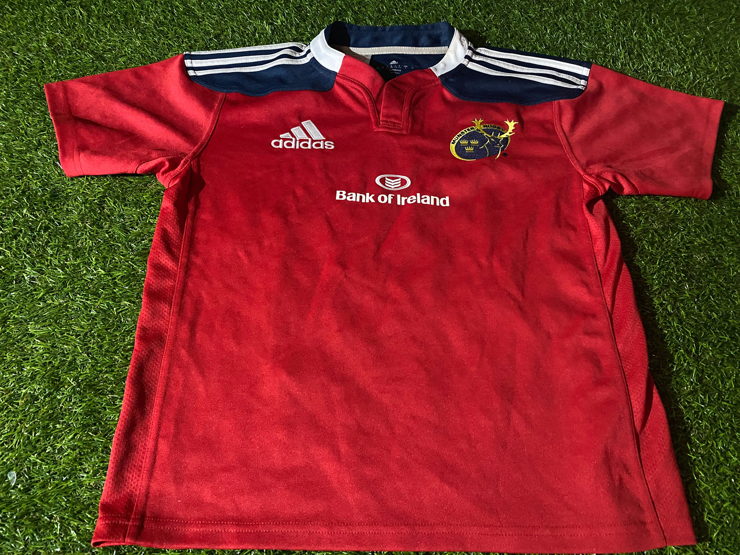 Munster Eire Irish Ireland Rugby Union XL Boys 13-14 Year XS Mans Adidas Jersey