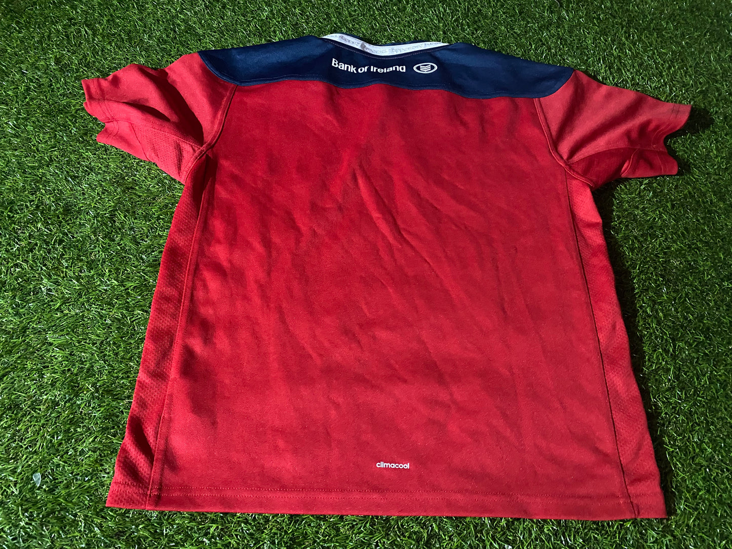 Munster Eire Irish Ireland Rugby Union XL Boys 13-14 Year XS Mans Adidas Jersey
