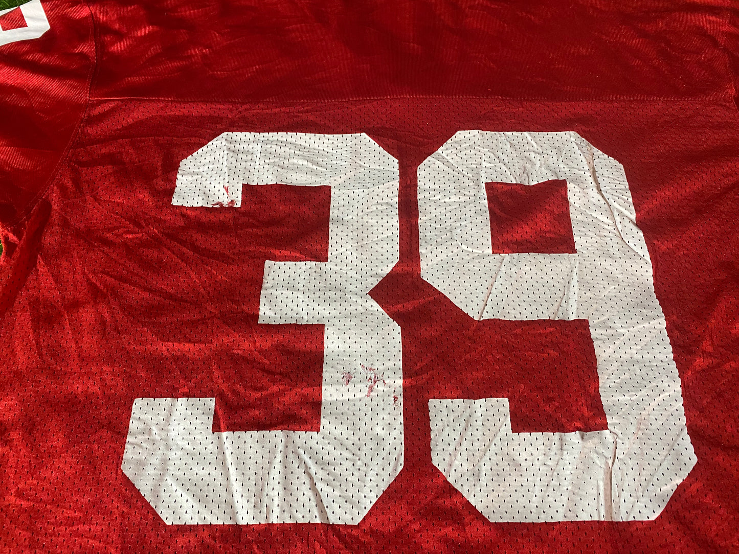 Adidas made W ? Large Mans no39 Rare Vintage USA Sports Jersey NFL American Football Style