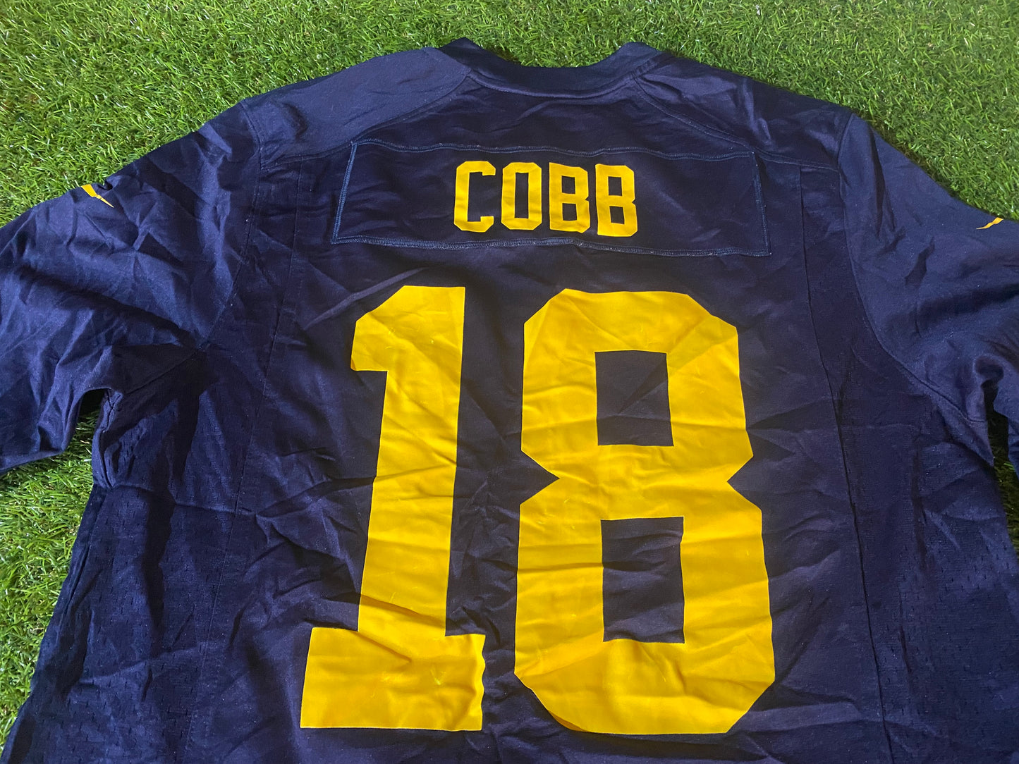Dallas Cowboys USA NFL American Football Medium Mans Nike Made Cobb no18 Jersey
