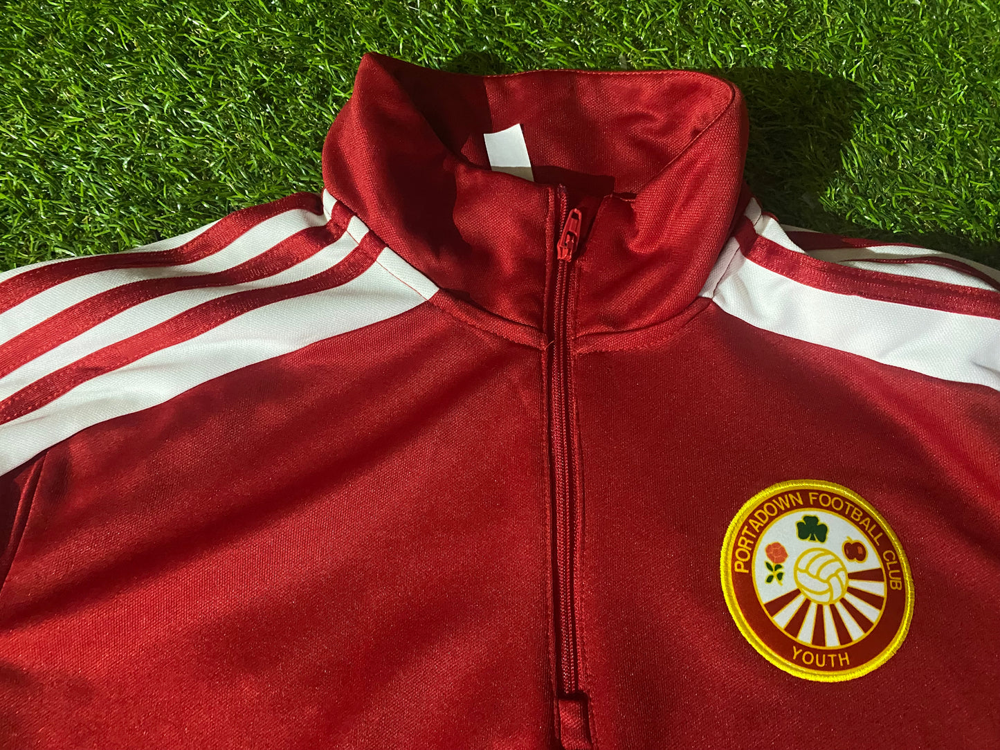 Portadown FC Northern Ireland Football Small Mans Adidas Made Training Jacket
