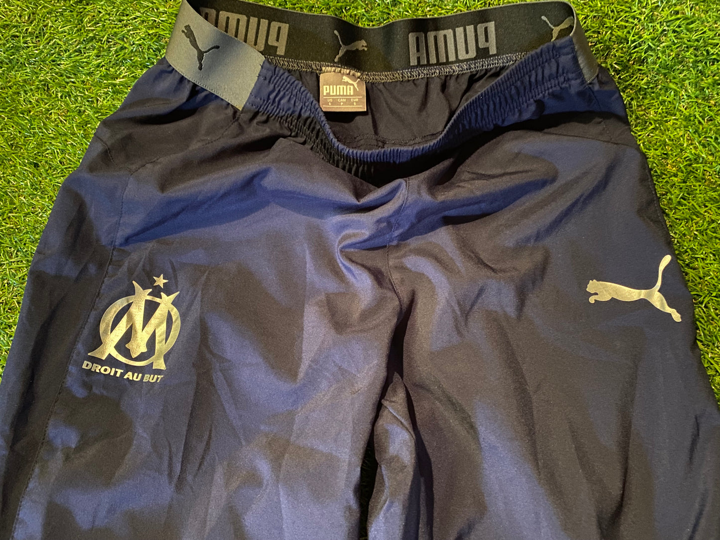 Marseille France French Soccer Football Small Mans Puma Light Training Bottoms