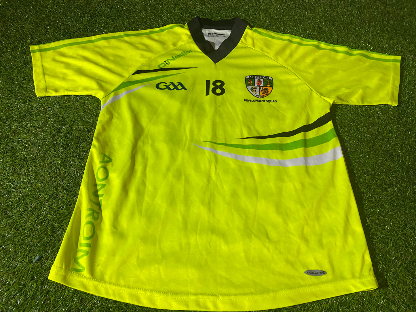 Co Antrim Ireland Eire Hurling GAA Gaelic Football Small Mans Players no18 Jersey