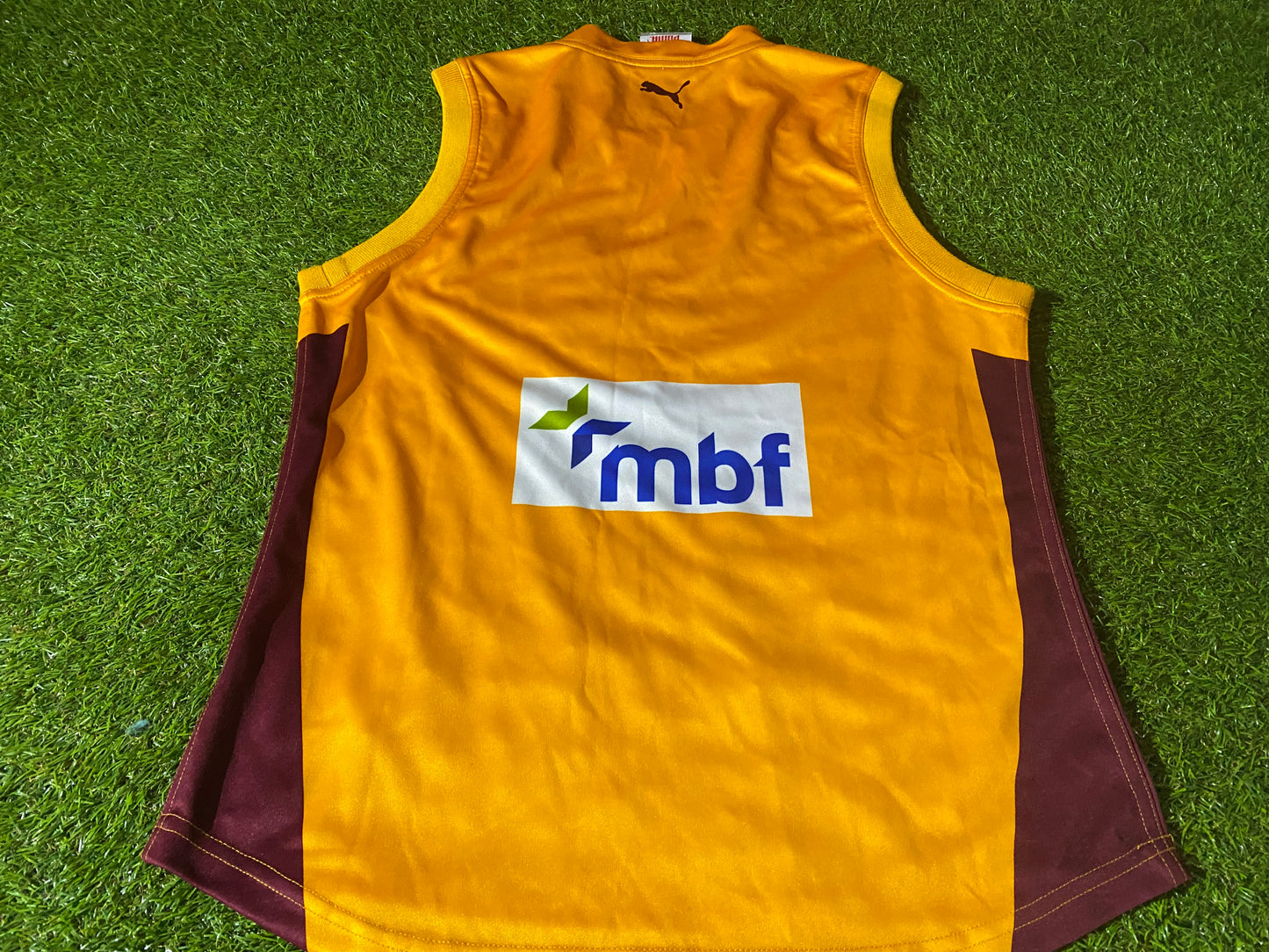 Brisbane Lions Australia AFL Rugby League Football Large Mans Puma Made Jersey