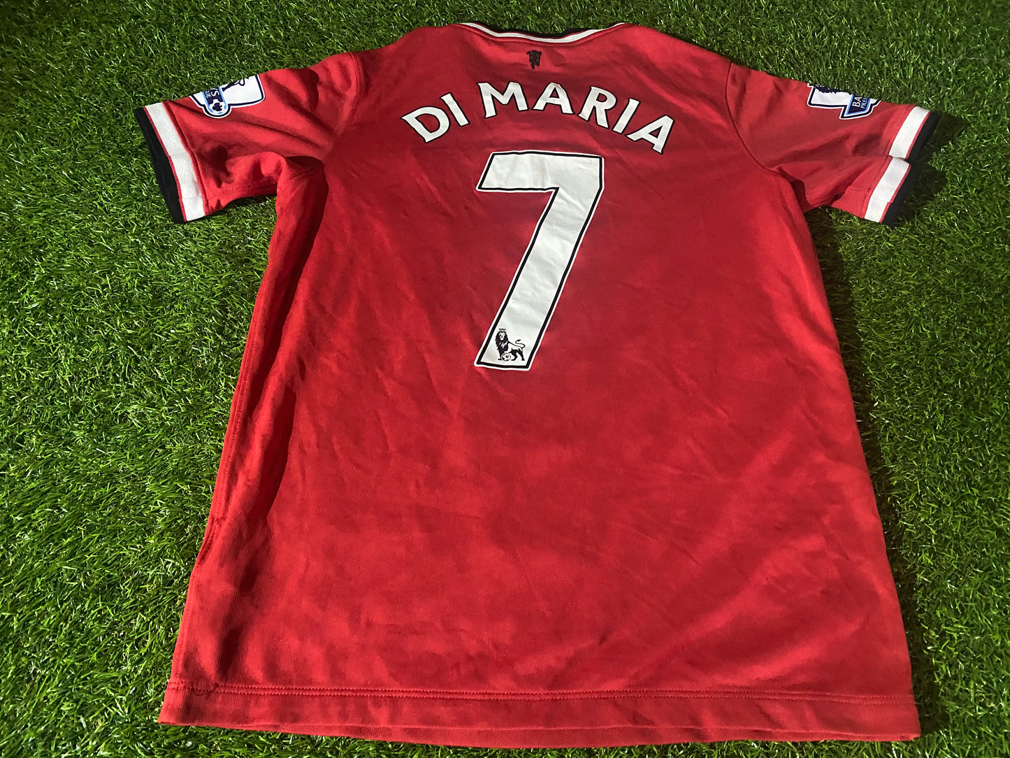 Manchester United England Soccer Football XL Boys / Youths Di Maria no7 Home Jersey
