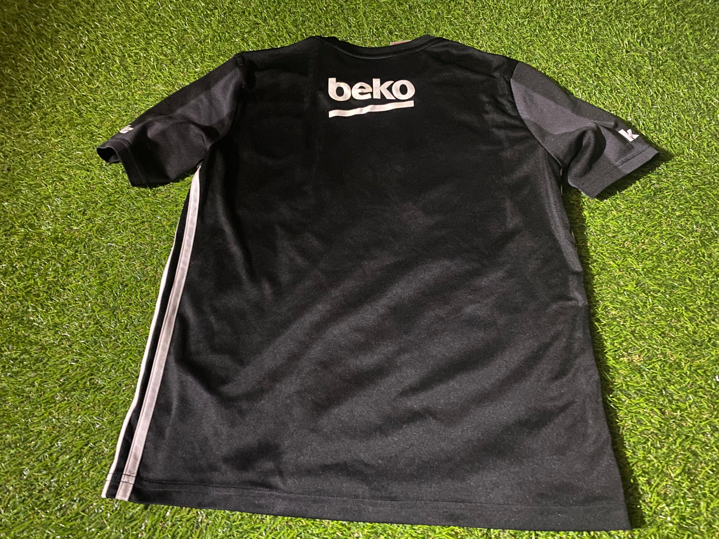 Besiktas Turkey Turkish Soccer Football XL Boys / Youths Adidas Made 2018 Home Jersey