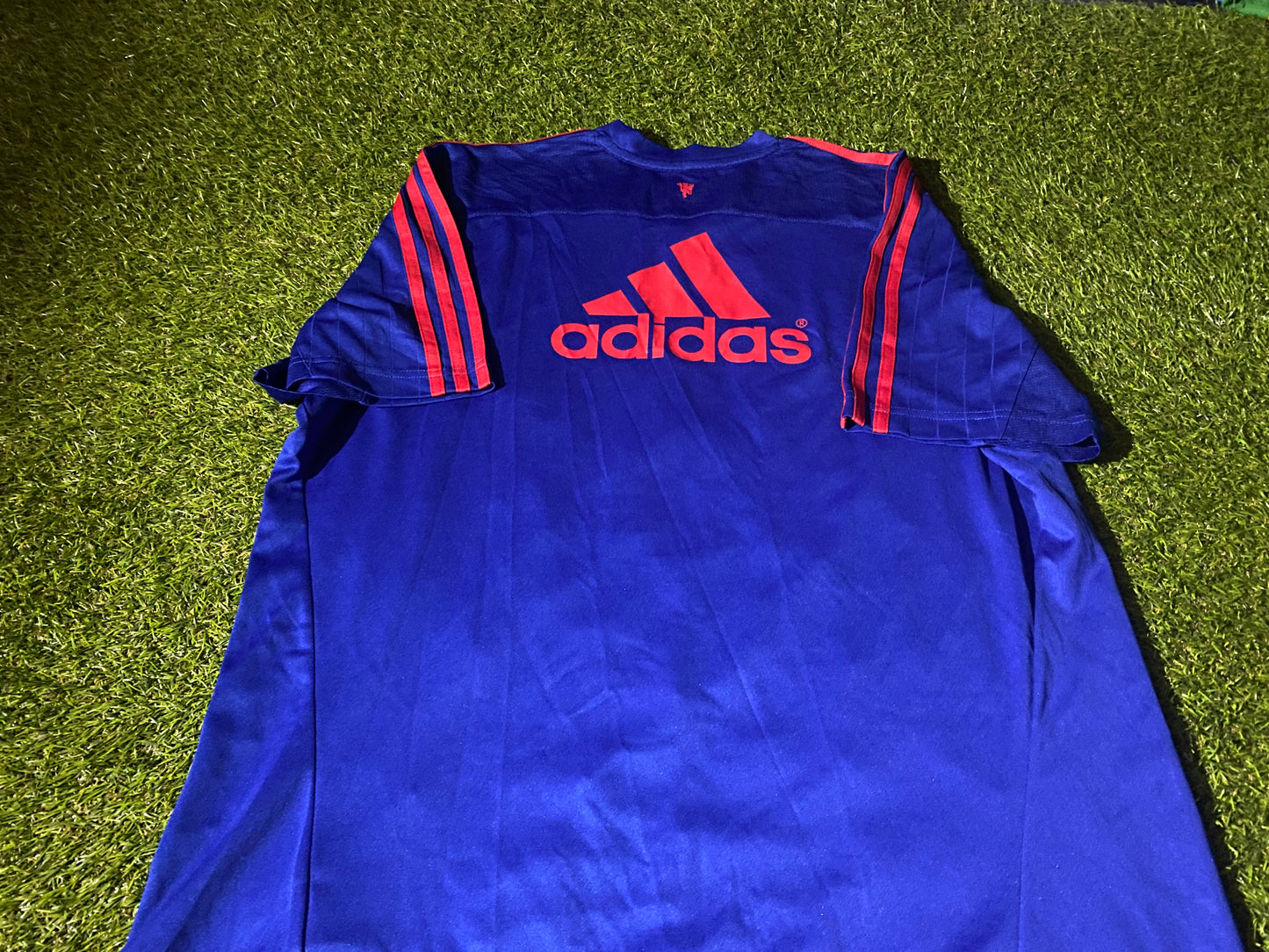 Manchester United England Football XL Extra Large Mans Adidas Made Leisure Jersey / Shirt