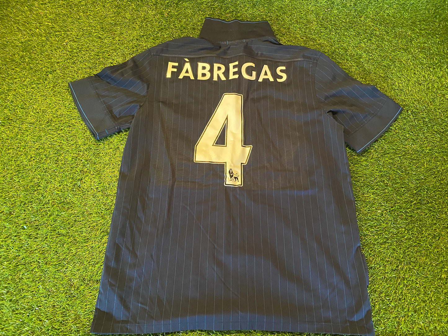 Arsenal England Football Soccer Large Mans Nike Made Fabregas no4 EPL Away Jersey