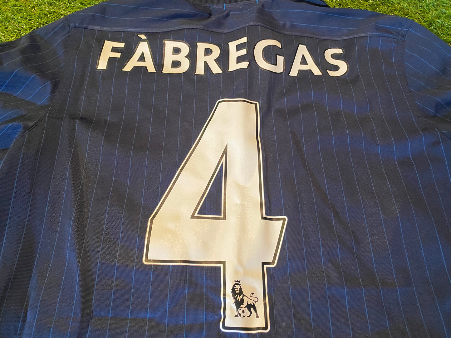 Arsenal England Football Soccer Large Mans Nike Made Fabregas no4 EPL Away Jersey
