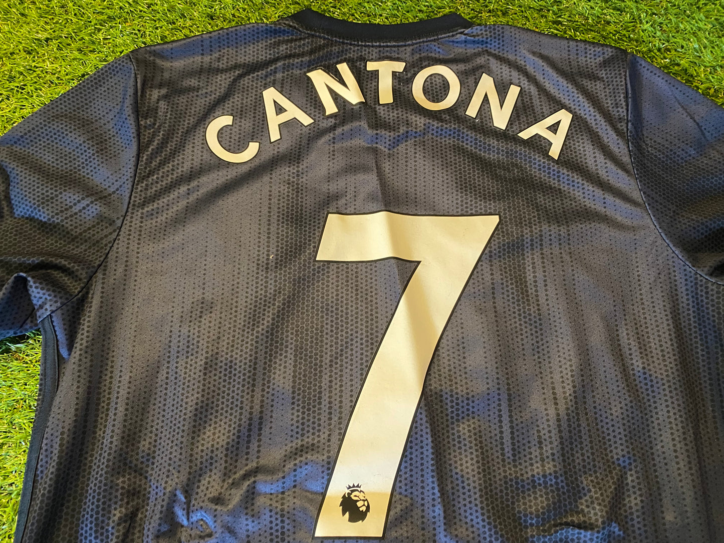 Manchester United England Soccer Football Medium Mans Cantona no7 Adidas Made Jersey