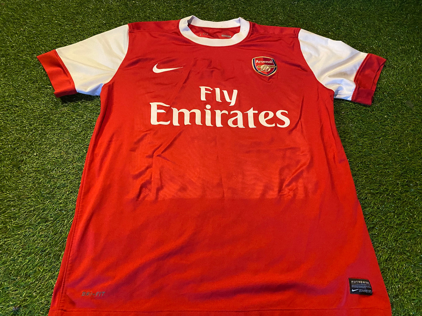 Arsenal England Football Soccer Large Mans Nike Made Giroud no12 Home Jersey