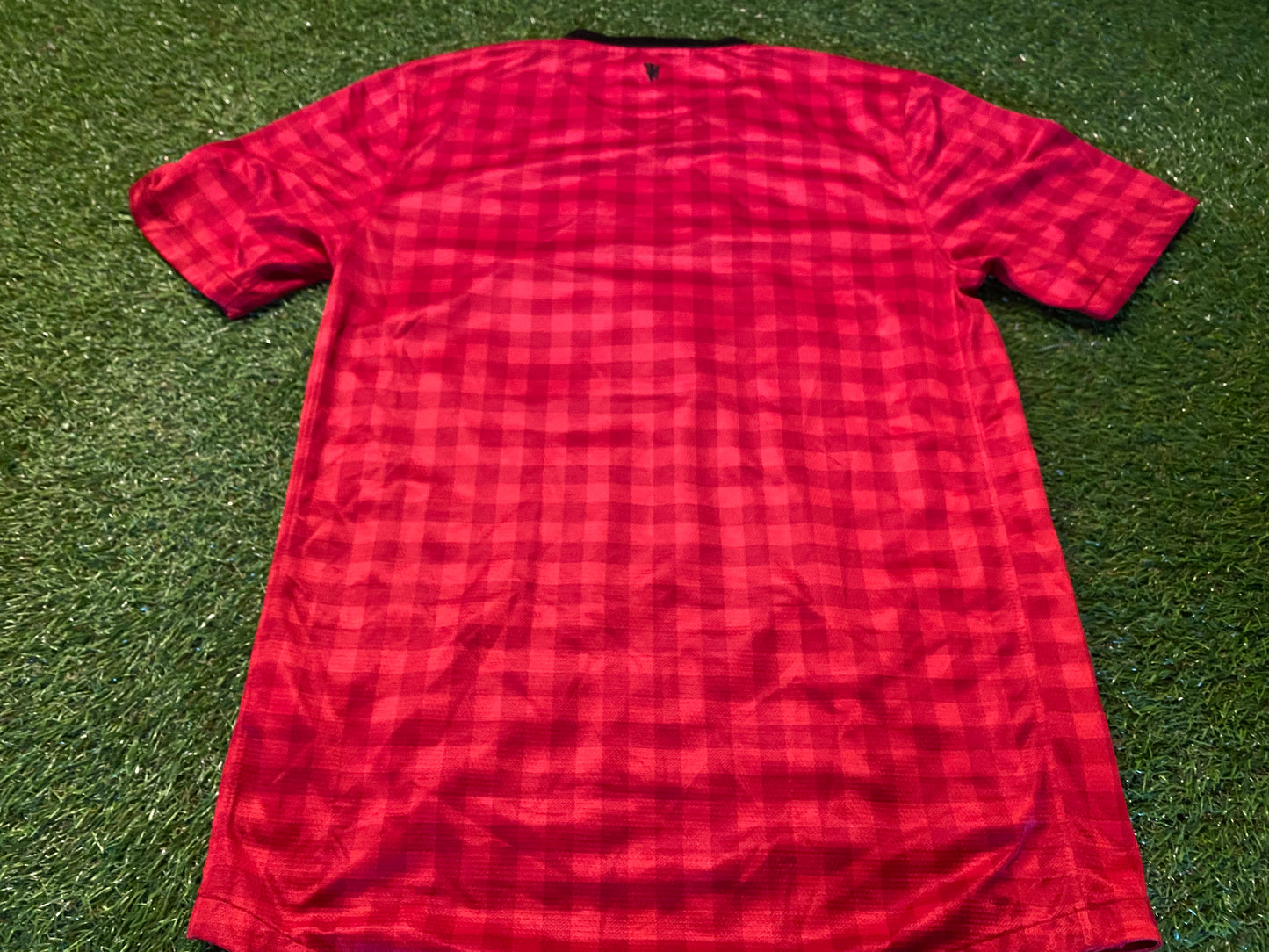 Manchester United England Soccer Football Small Mans Nike Made Carling Home Jersey