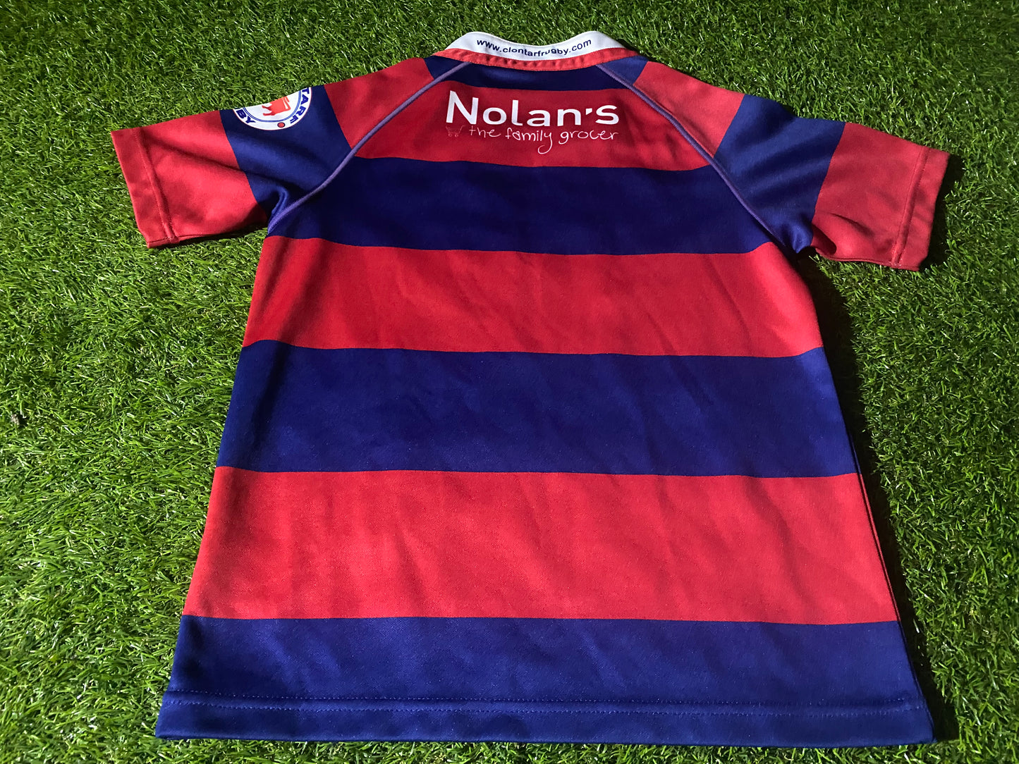 Clontarf RFC Eire Irish Ireland Rugby Union Football Large Boys 10-11 Year Old Jersey
