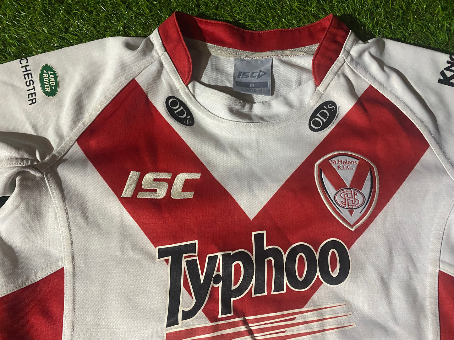 St Helens RLFC England Rugby League Football Adult Womans Females Size 14-16 Jersey