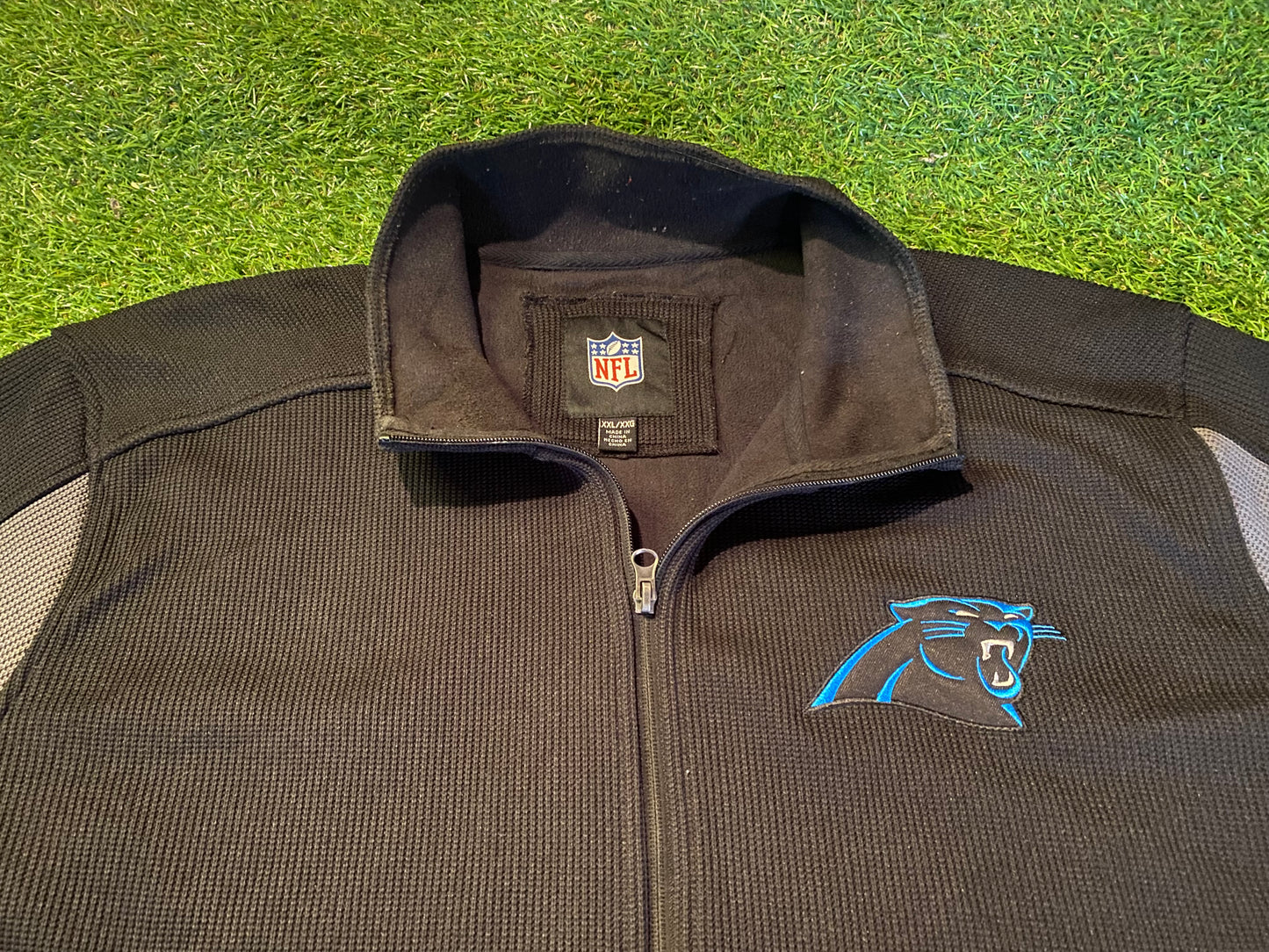 Carolina Panthers USA NFL American Football Big XXL 2XL Mans Zip Up Jacket / Coat / Top
