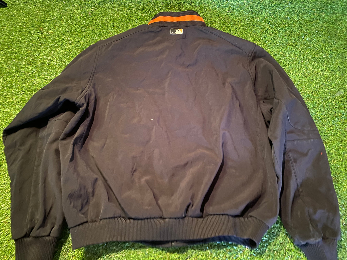 San Francisco Giants USA MLB Baseball Small Mans Heavy Full Zip Up Bomber Style Coat / Jacket