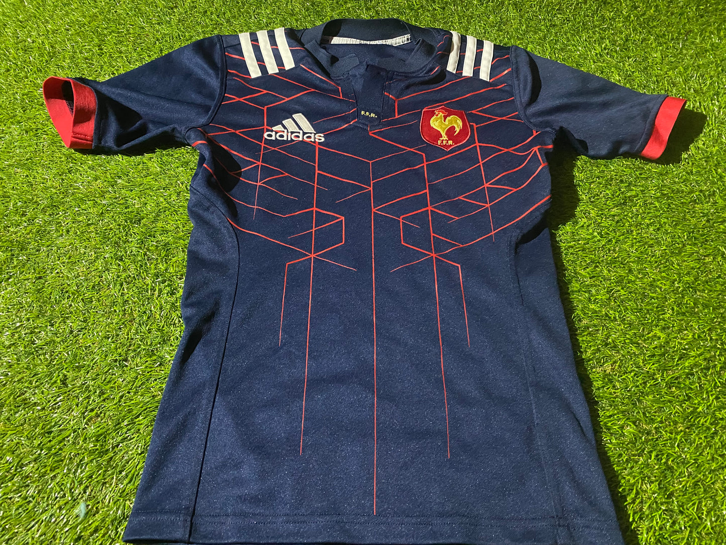 France French Rugby Union Football Small Mans Tight Fit Stretch Jersey