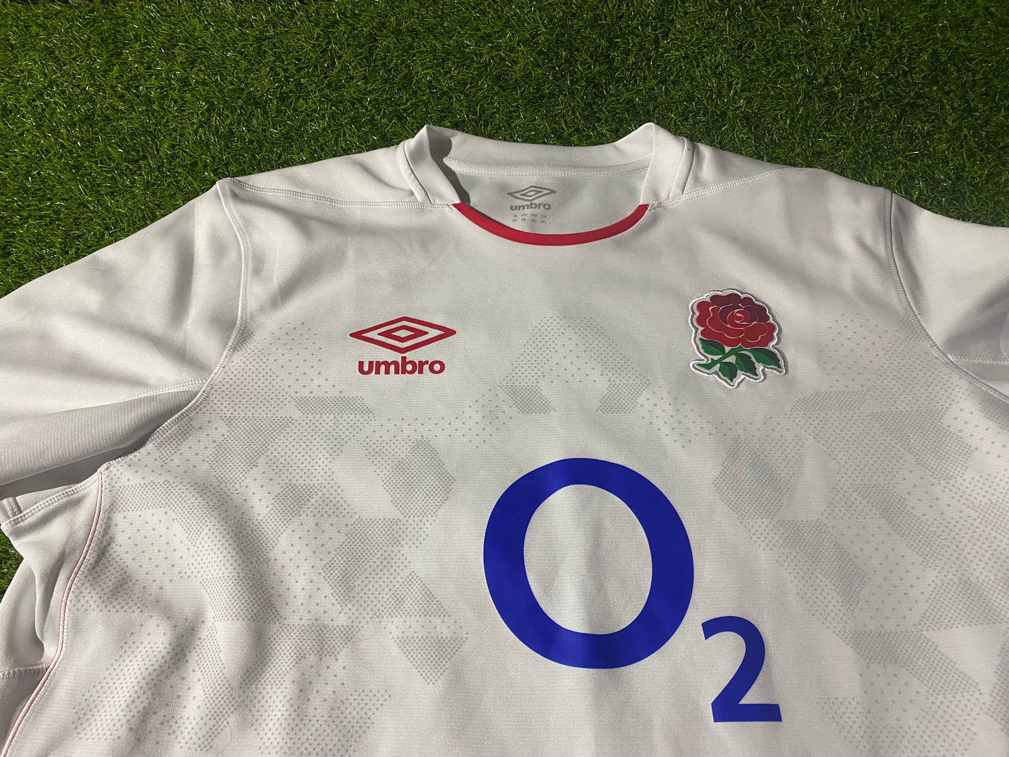 England English Rugby Union Football Big XXXL 3XL Mans Umbro Made Home Jersey