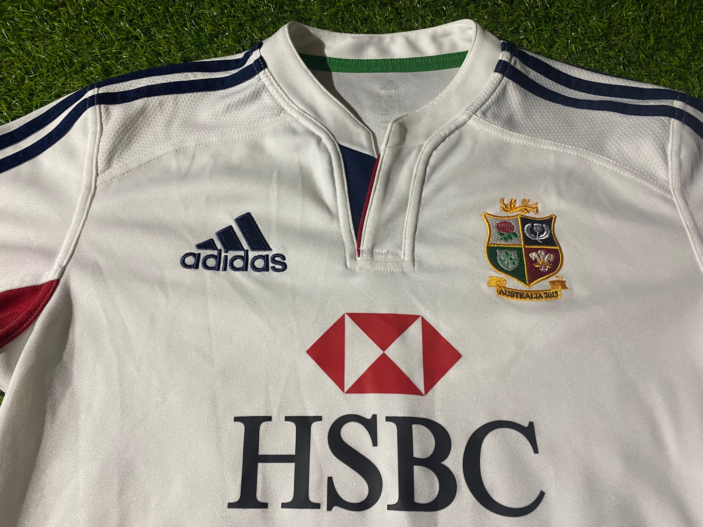 British & Irish Lions Rugby Union Football Medium Mans 2013 Adidas Tour of Australia Rare Jersey