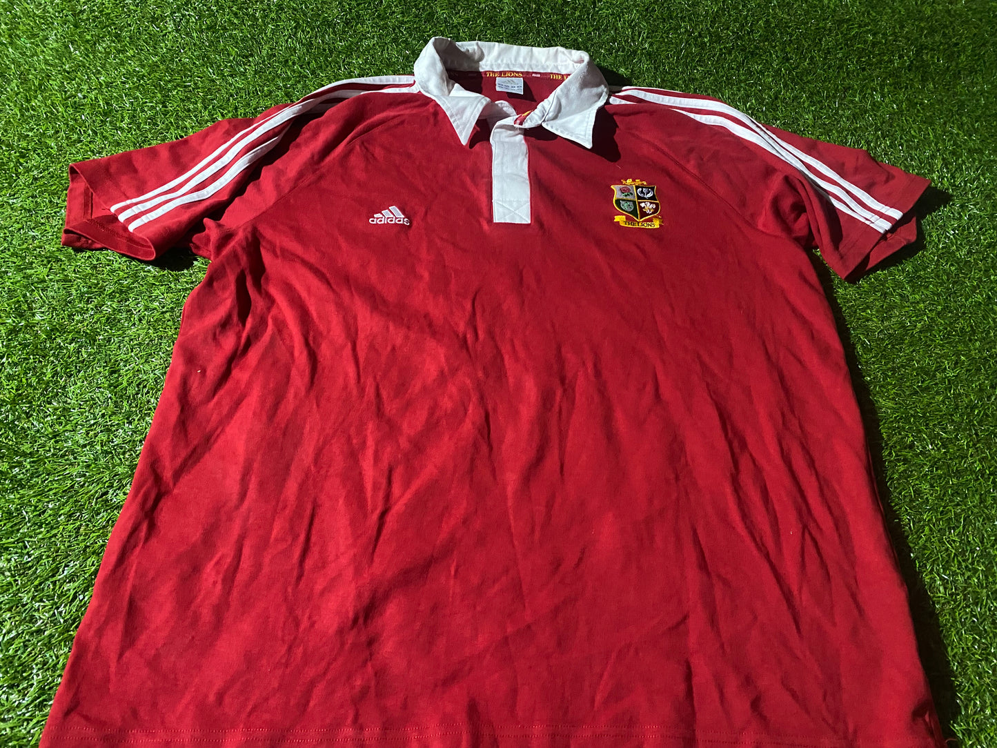 British & Irish Lions Rugby Union Football XXL-XXXL Mans Vintage Heavier Cotton Made Jersey