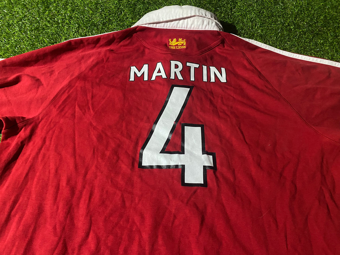 British & Irish Lions Rugby Union Football XXL-XXXL Mans Vintage Heavier Cotton Made Jersey