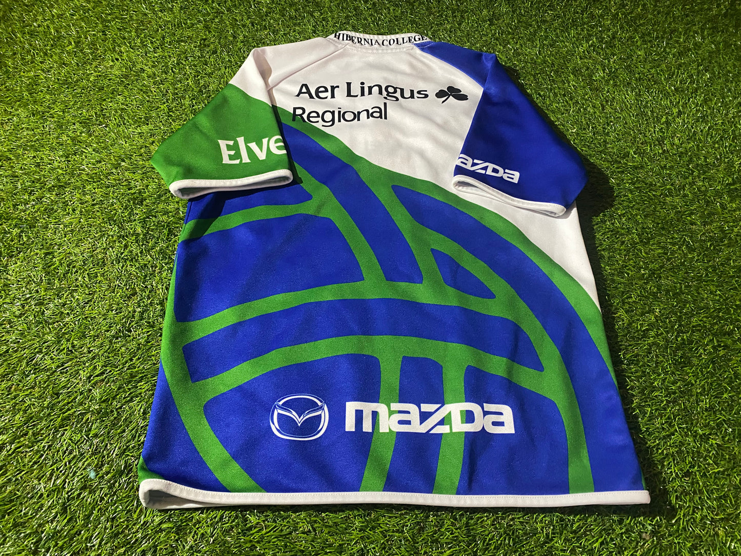 Connacht Eire Irish Ireland Rugby Union XL Boys 13-14 /Youths BLK Made Jersey