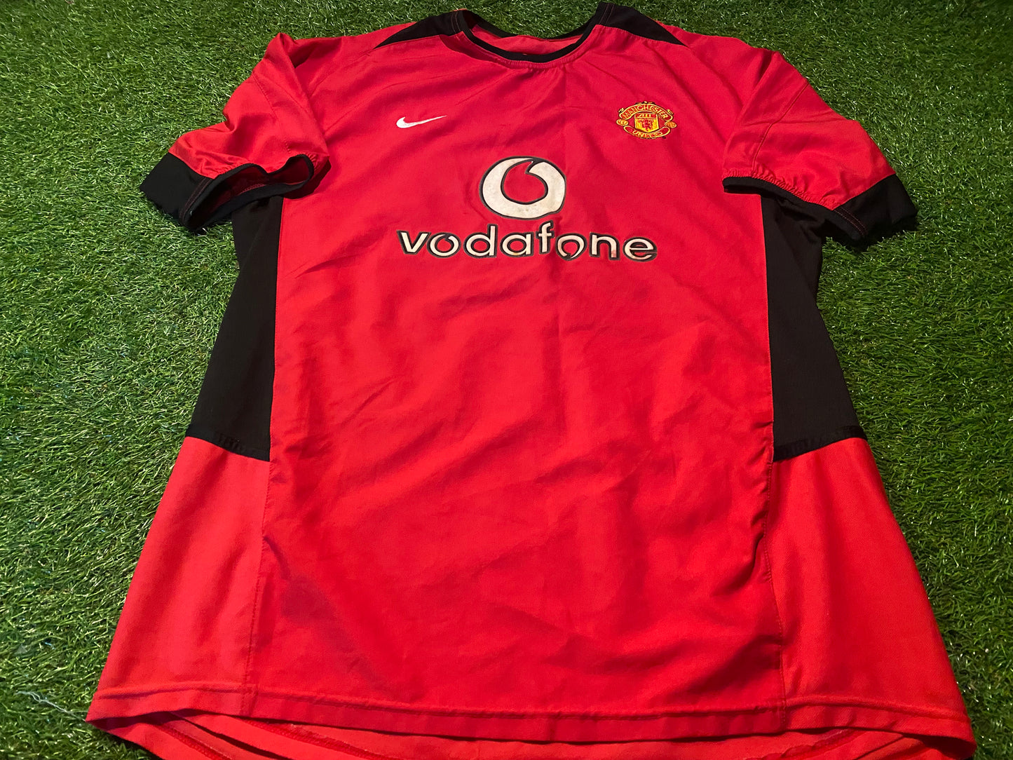 Manchester United Ireland Football XL Mans Vintage Roy Keane no16 Nike Home Jersey
