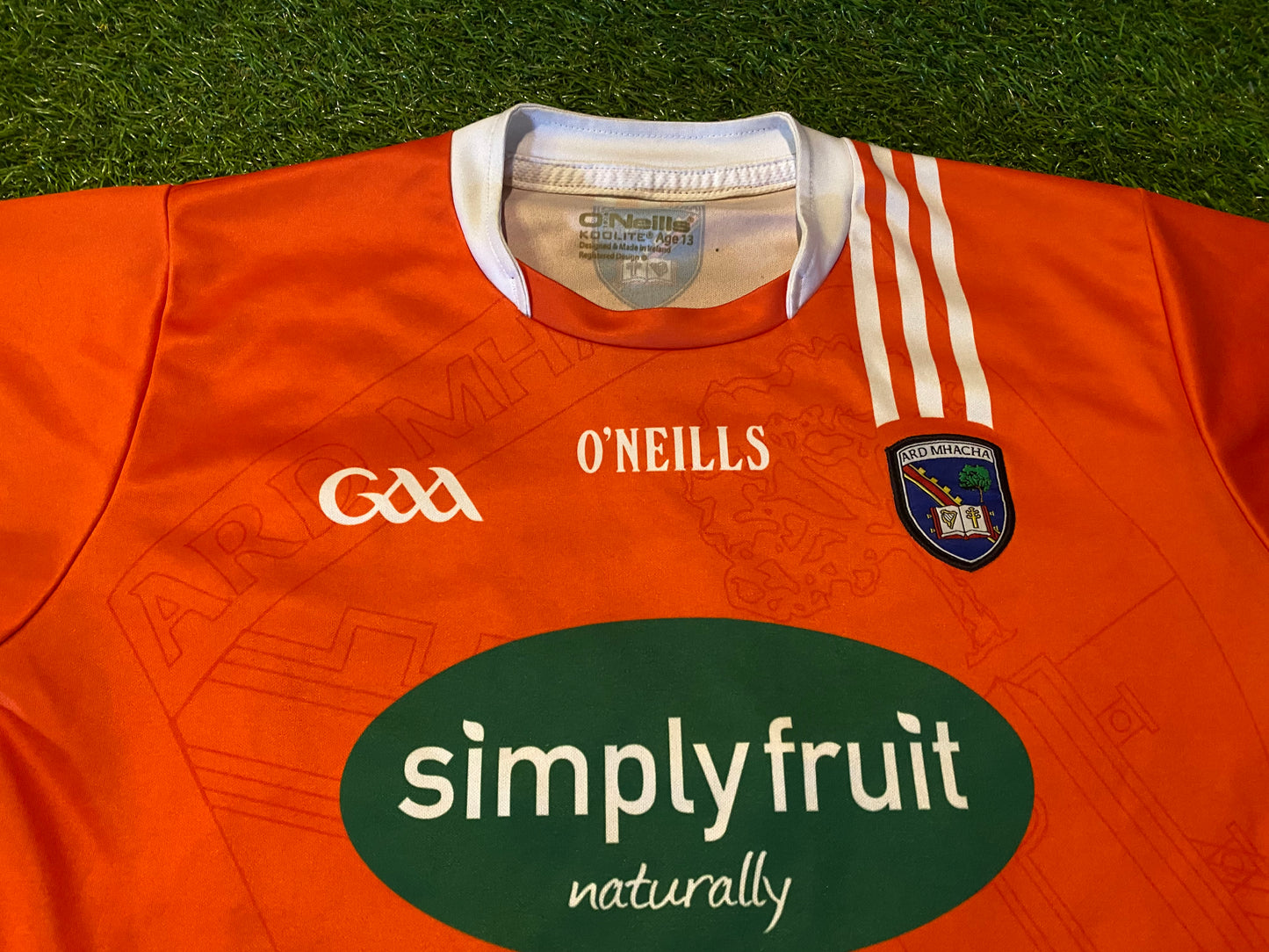 Co Armagh GAA Gaelic Football Hurling Eire Irish Ireland Youths / X Small Mans Home Jersey
