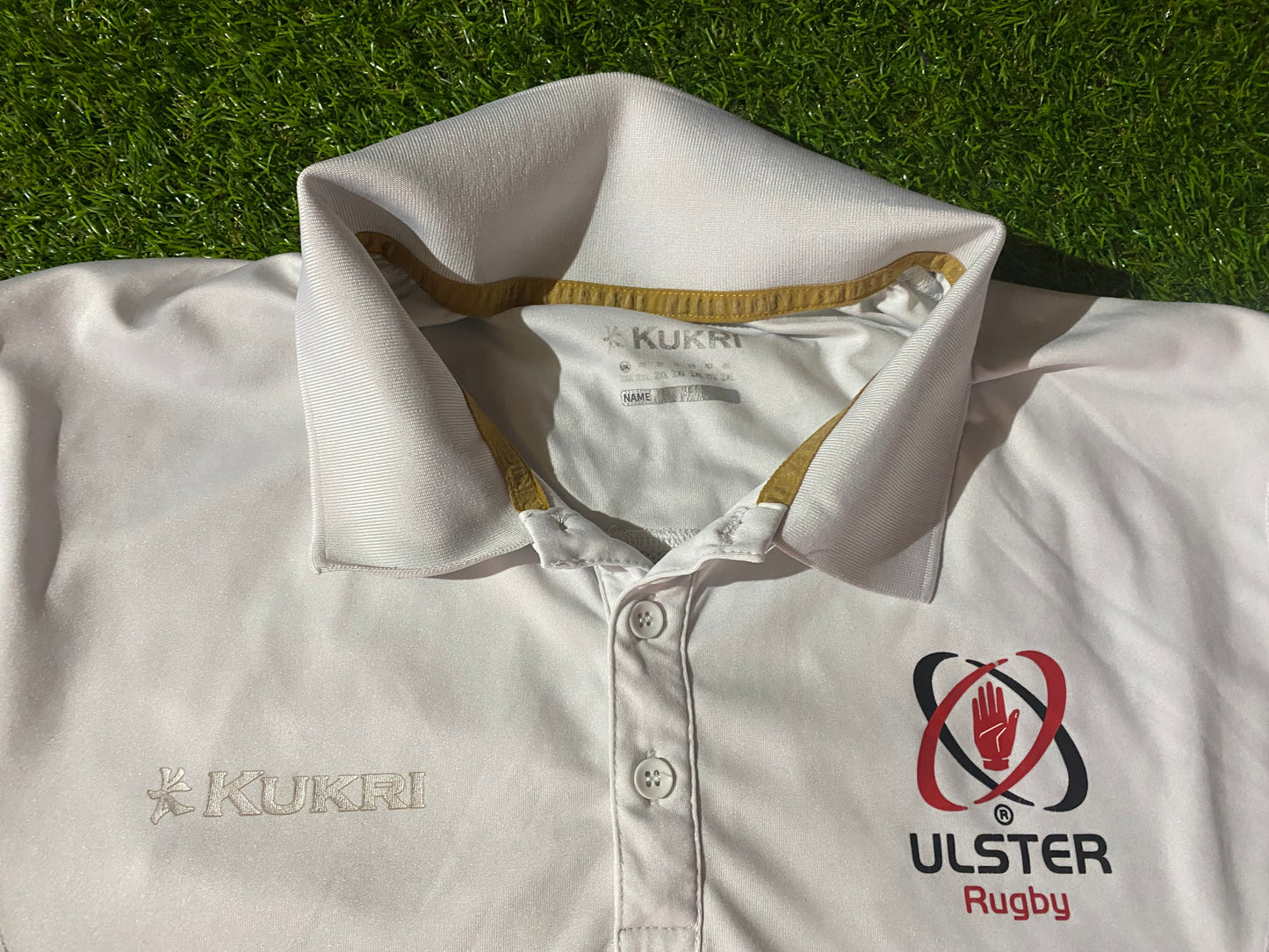 Ulster Northern Ireland Rugby Union Football Large Mans Kukri Made Lighter Polo Jersey