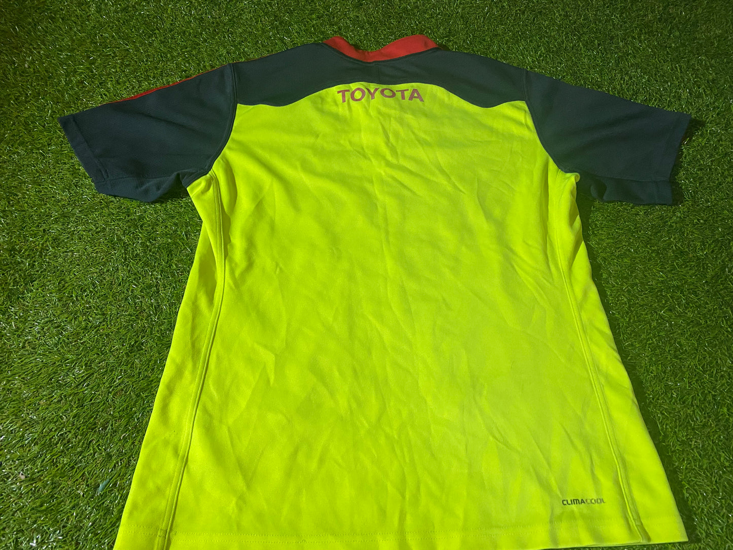 Munster Eire Irish Rugby Union Football Large Mans Adidas Made Away Jersey