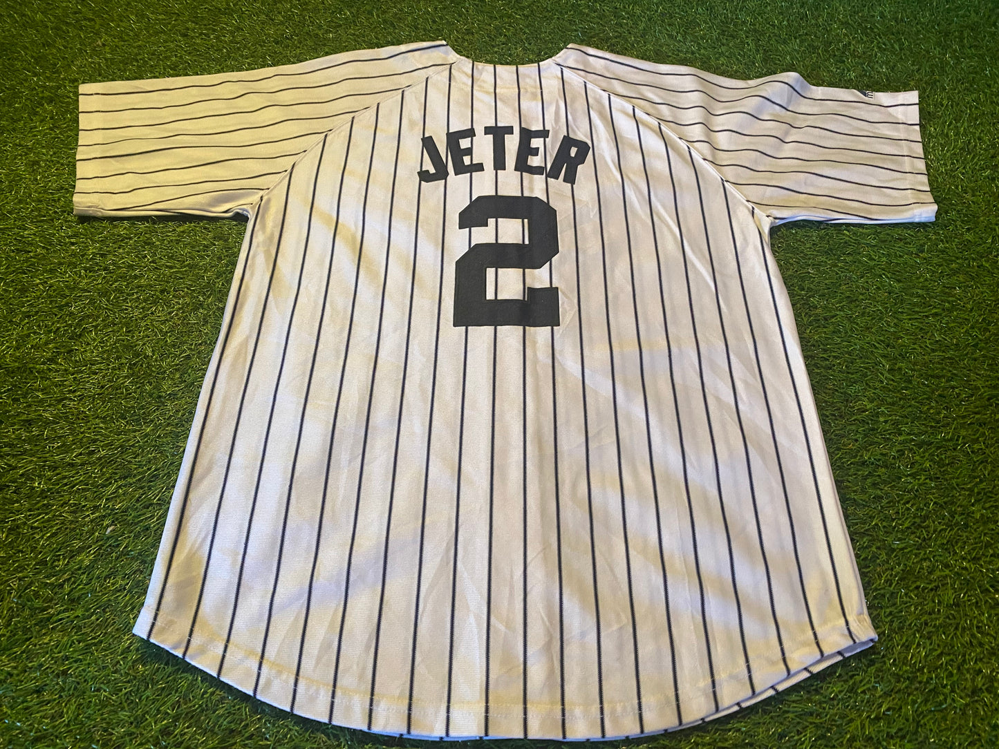 New York Yankee USA MLB Baseball Youths / Small Mans Majestic no2 Jeter Jersey
