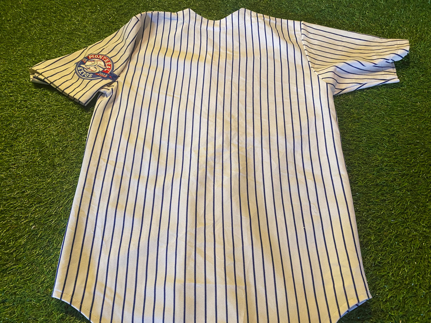 Montreal Expos Canada MLB Baseball Rare Vintage 1993 CCM Made Small Mans Jersey