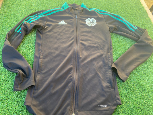 Celtic FC Scotland Football XS Mans / YouthsAdidas Made Full Zip Up Single Layered Jacket