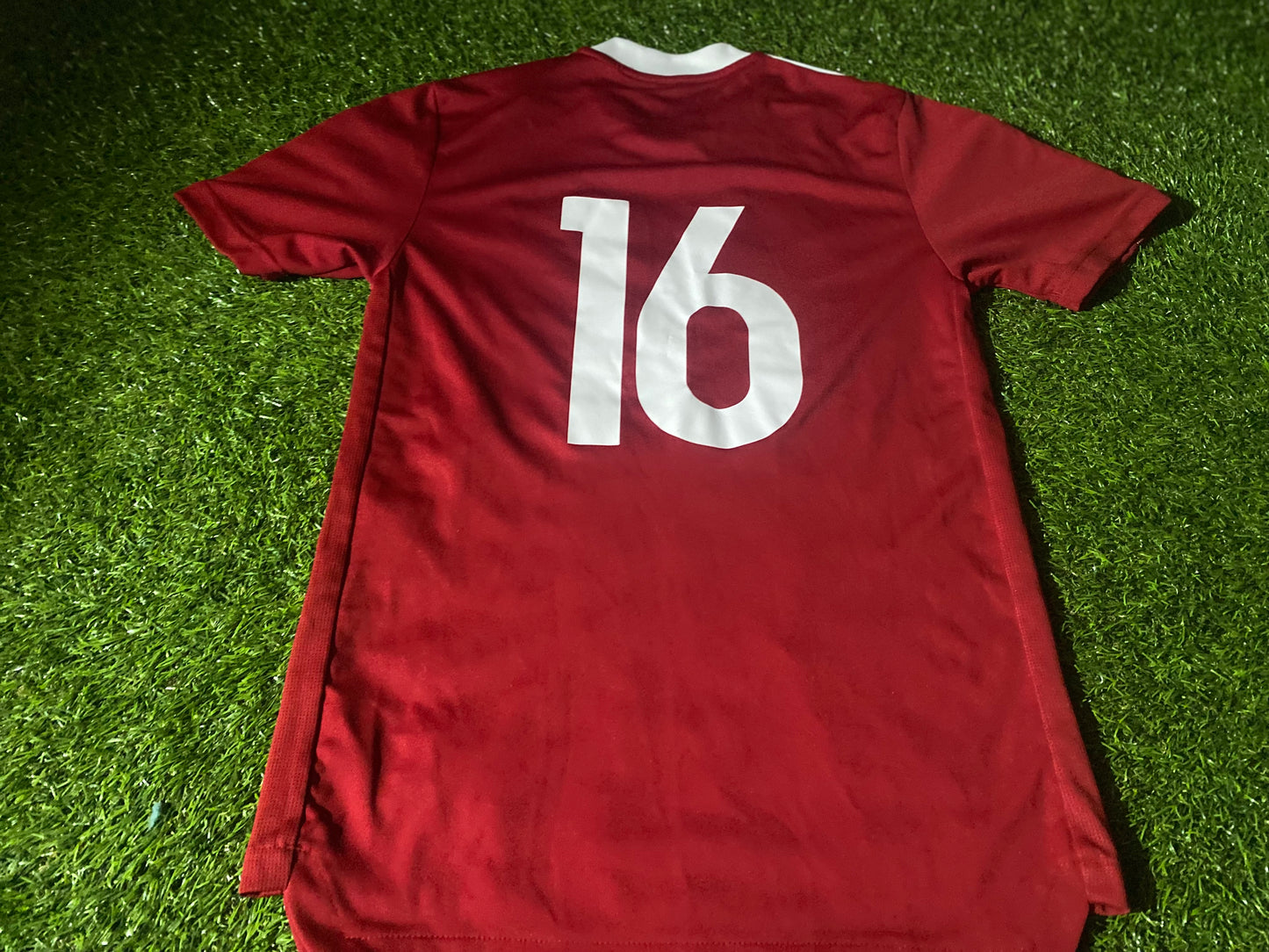 Portadown FC Northern Ireland Football Youths / XS Mans Adidas Made No16 Home Jersey