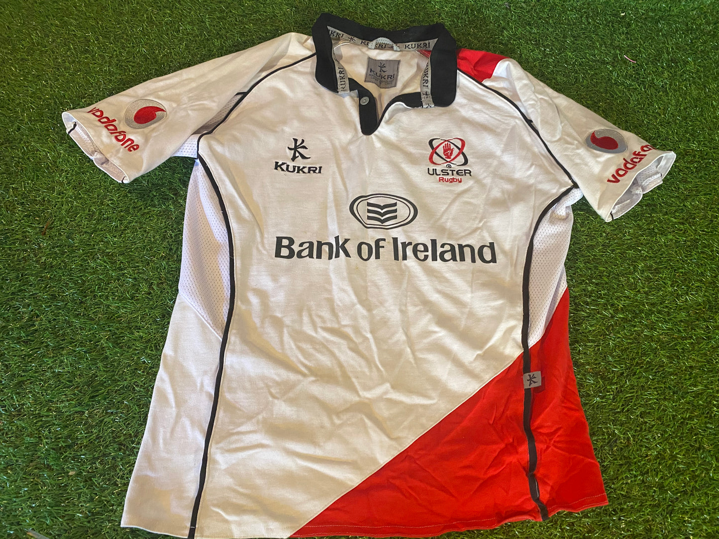 Ulster Northern Ireland Rugby Union Large Mans Kukri Made Warnock Training Jersey
