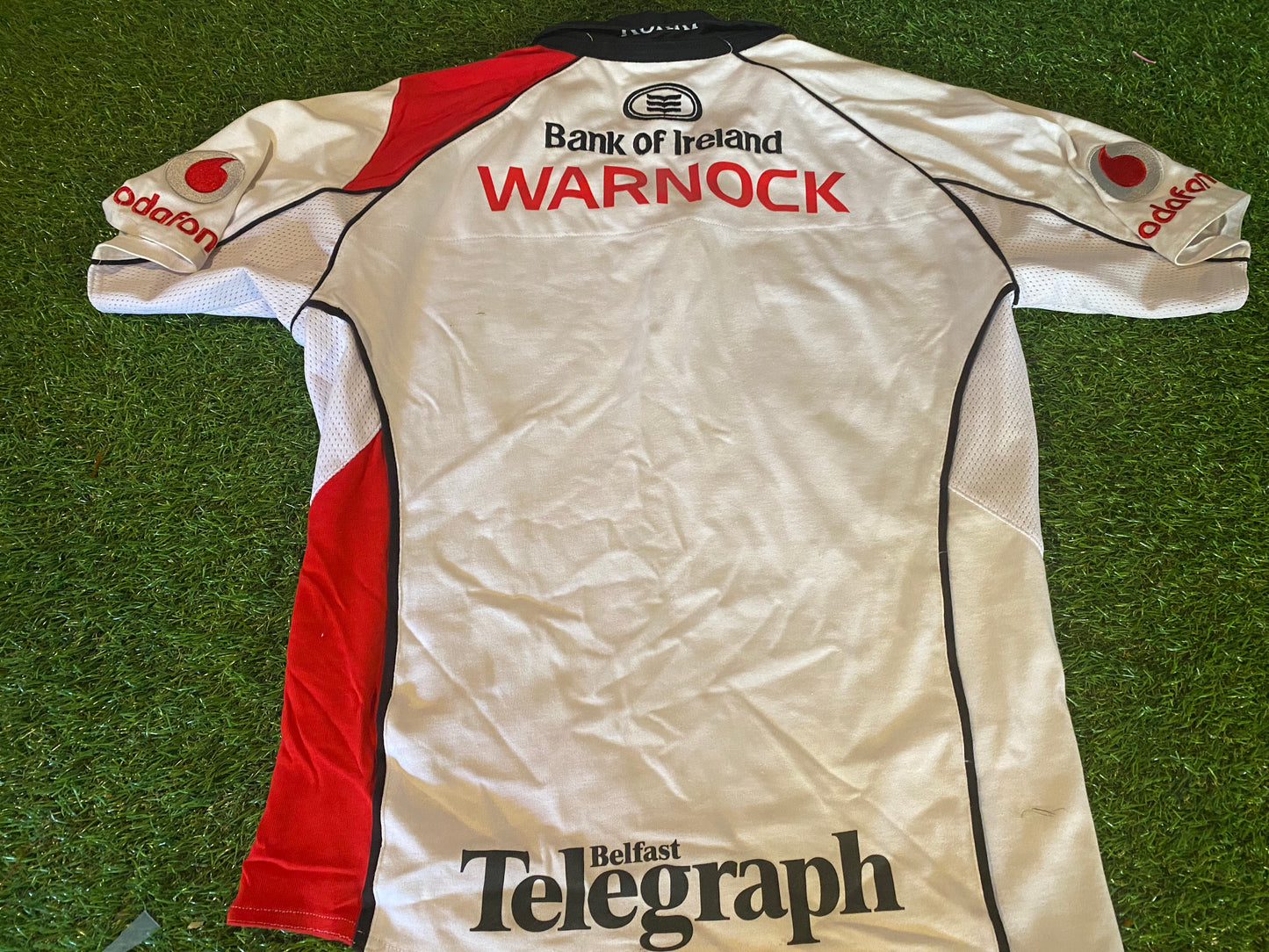 Ulster Northern Ireland Rugby Union Large Mans Kukri Made Warnock Training Jersey