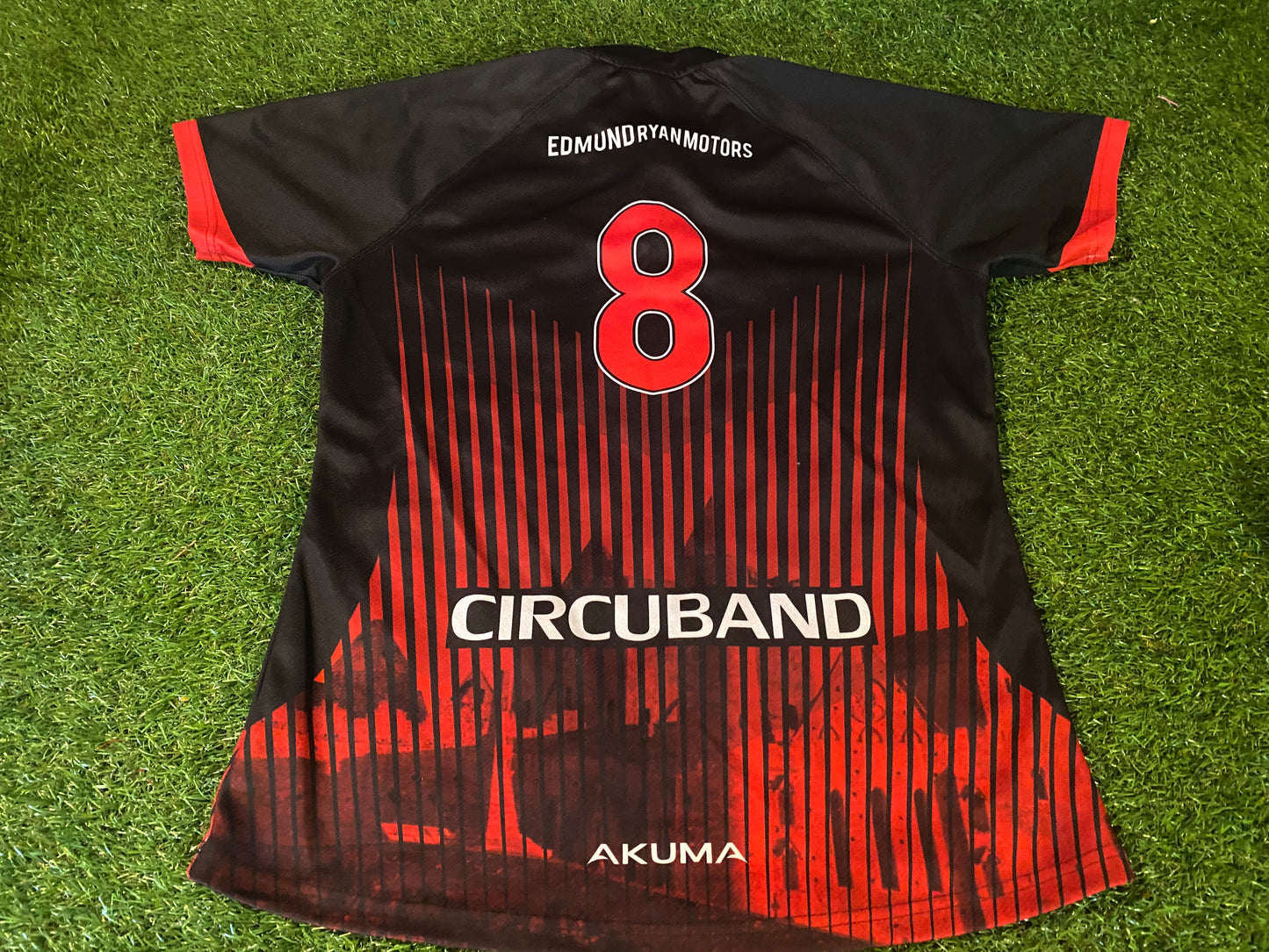 Cashel RFC Ireland Eire Irish Rugby Union Large Mans Match Worn no8 Jersey