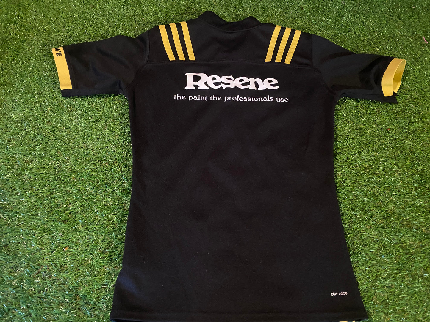 Hurricanes New Zealand Rugby Union XS Extra Small Mans Adidas Made Jersey