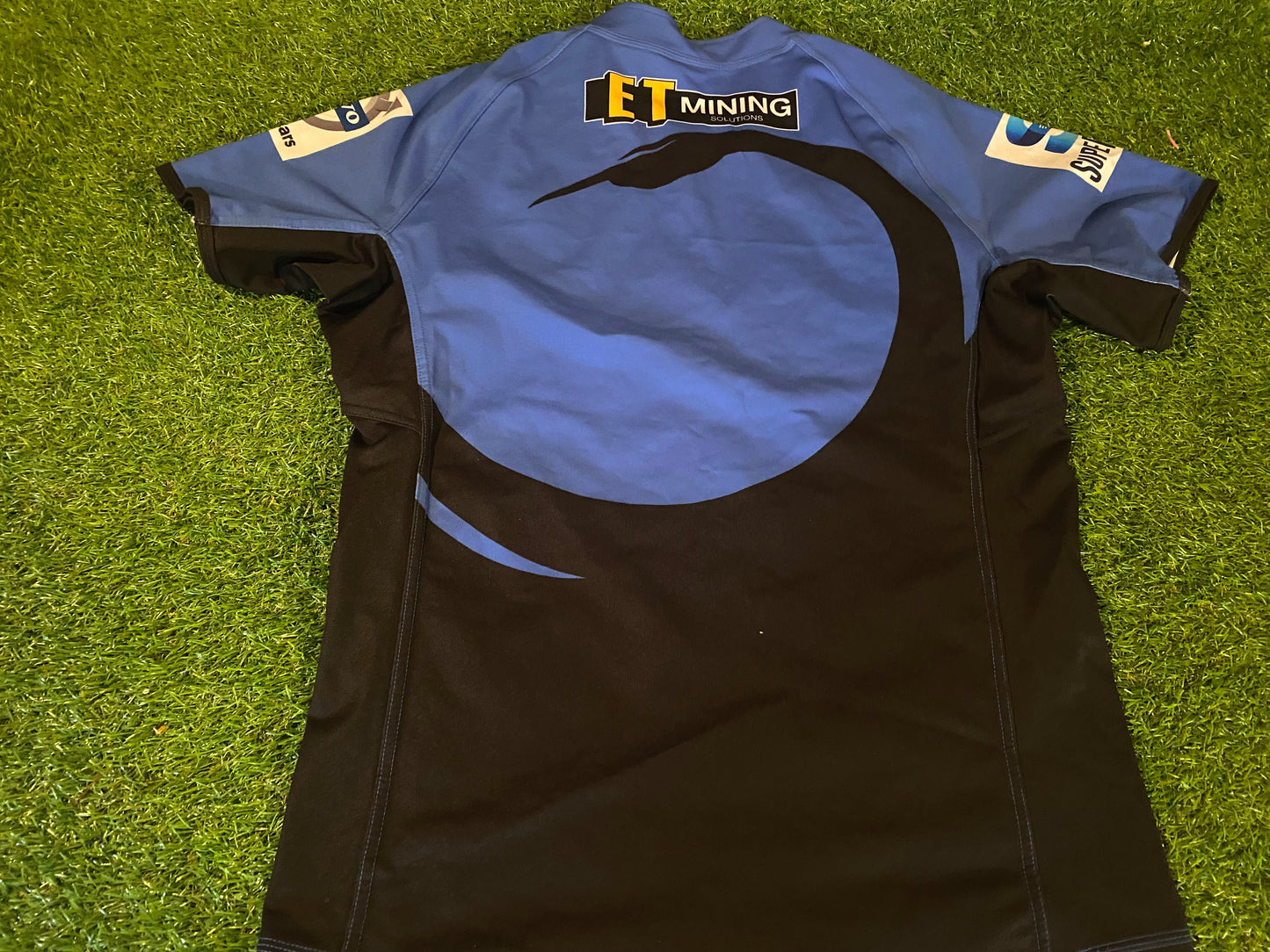 Western Force Australia Oz Rugby Union Football Large Mans Player Issue Jersey