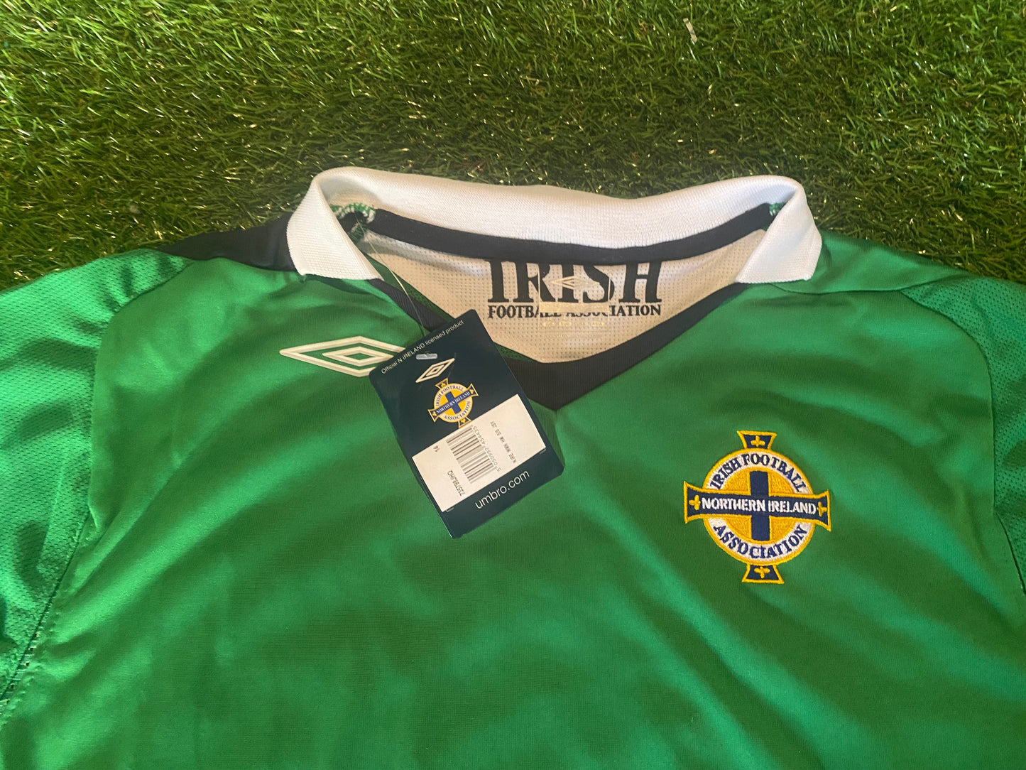 Northern Ireland Football Ulster Rare 2007 New BNWT Womans Size 14 Made Home Jersey