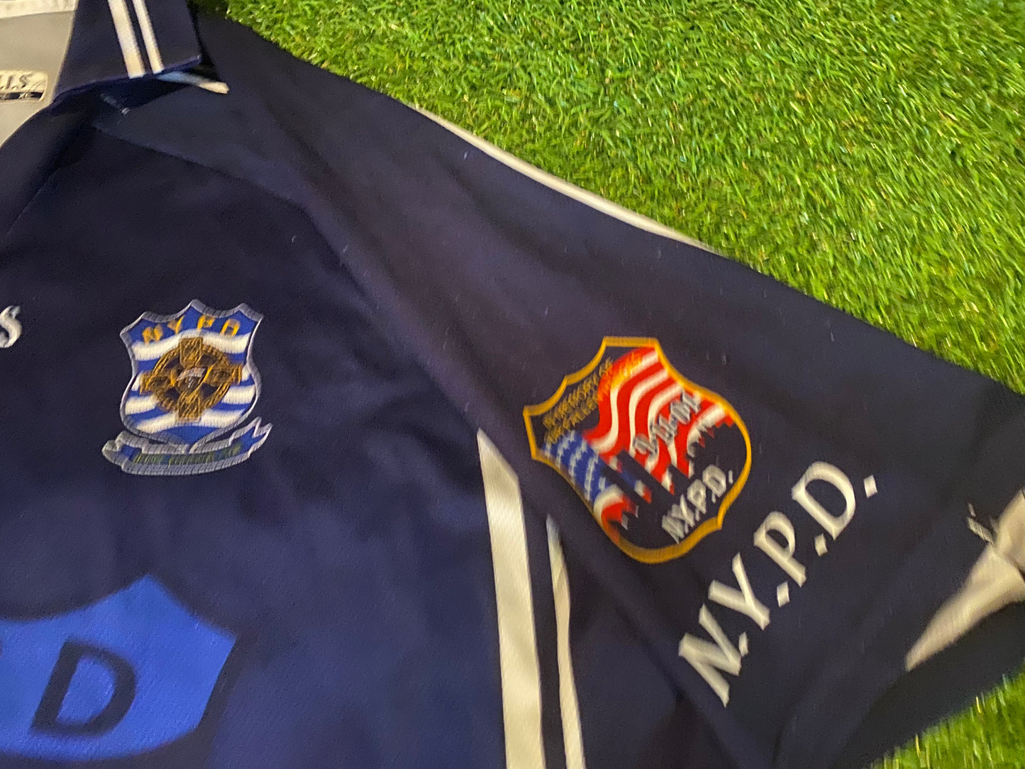 NYPD New York Police Dept USA GAA Gaelic Football Hurling XL Extra Large Mans Jersey
