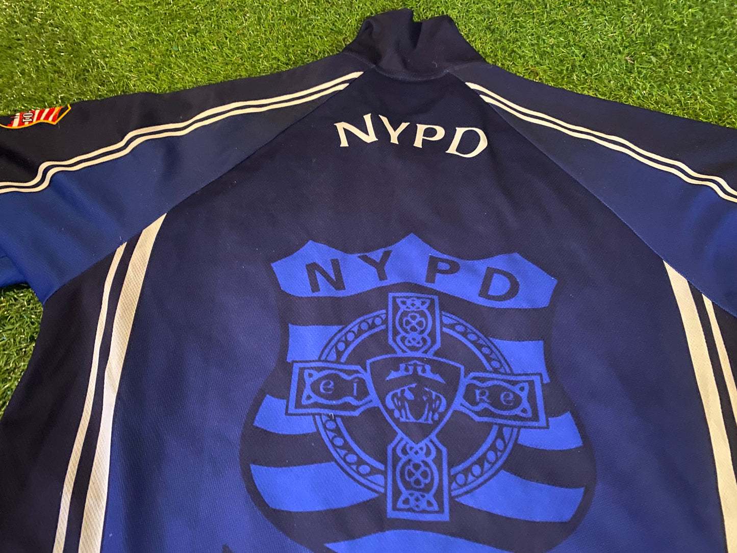 NYPD New York Police Dept USA GAA Gaelic Football Hurling XL Extra Large Mans Jersey