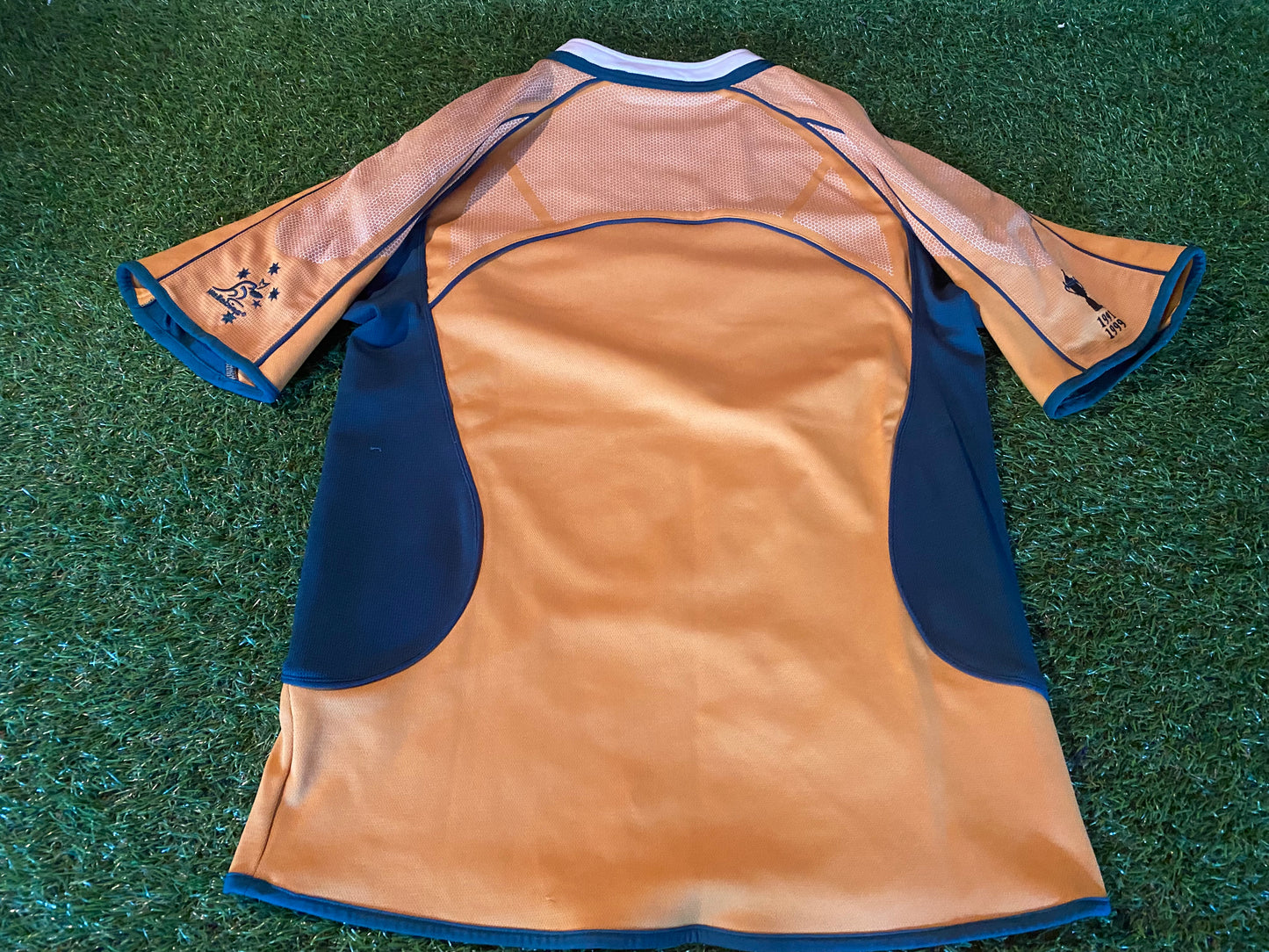 Australia Wallabies Oz Rugby Union Small Mans Rare Vintage World Cup 2007 CCC Jersey