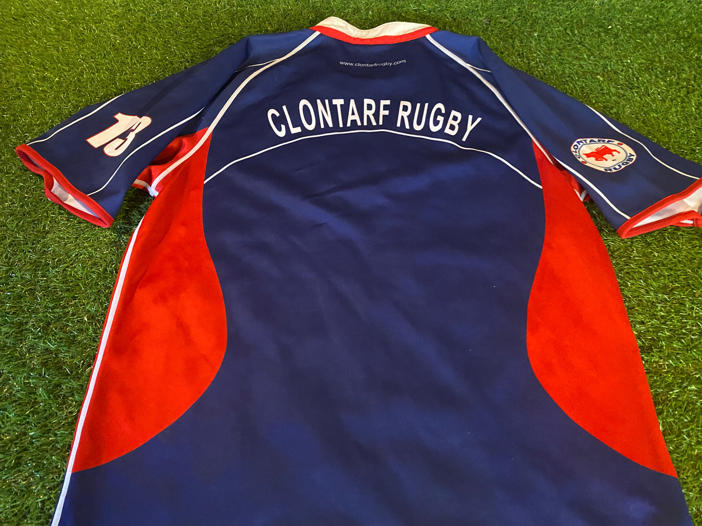 Clontarf Dublin Irish Ireland IRFU Eire Rugby Union Large Mans Vintage CCC Jersey