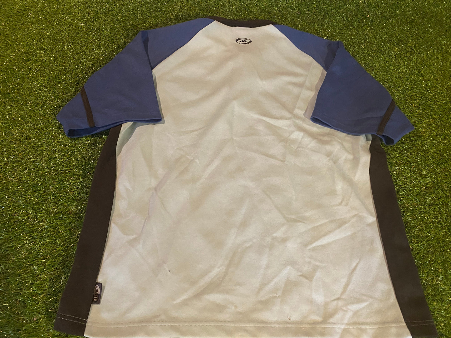 New Zealand All Blacks Rugby Union Football Large Mans Vintage Adidas Made Jersey