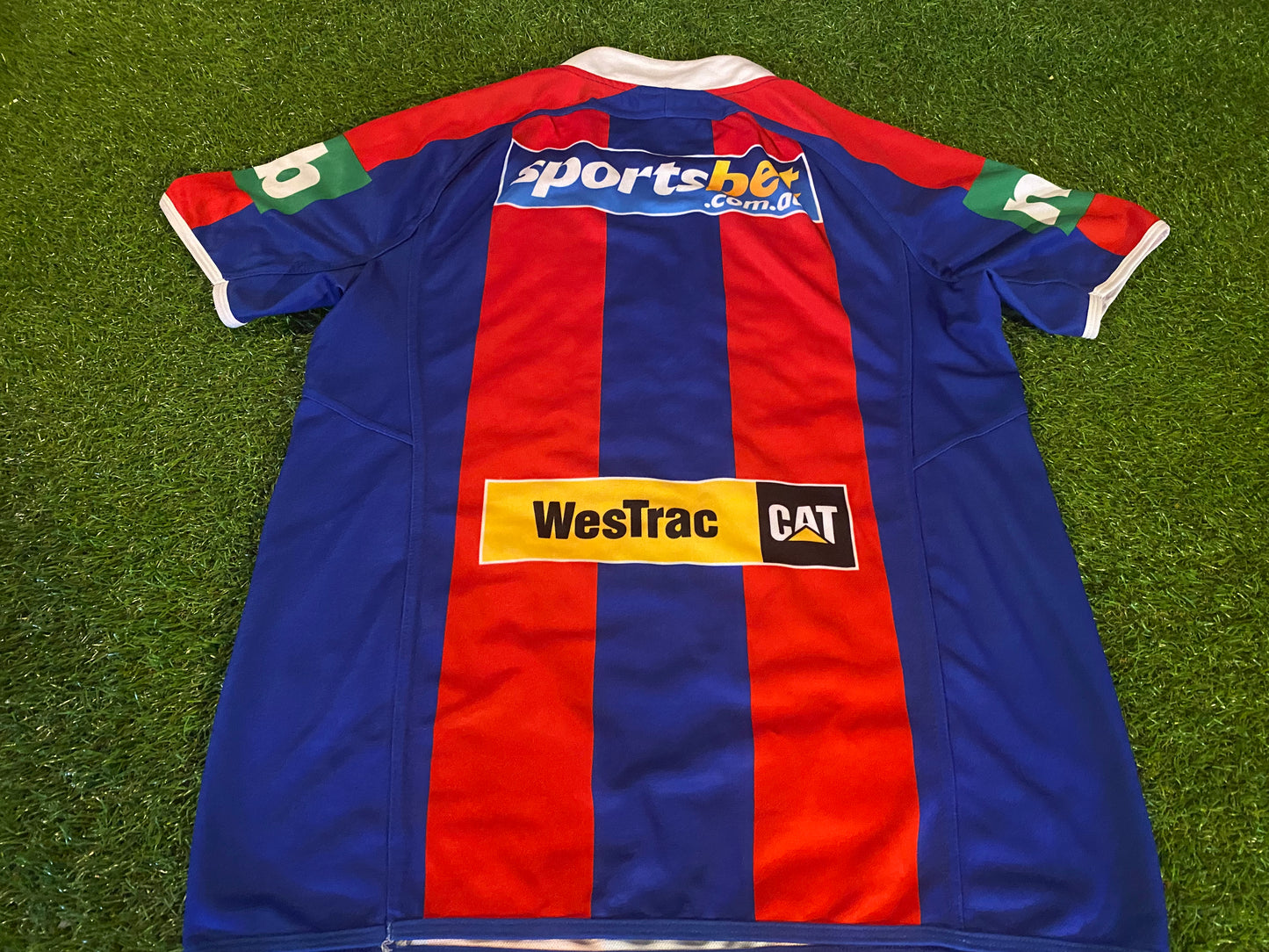 Newcastle Knights New Zealand Rugby League Football Large Mans NRL Signed x 15 Jersey